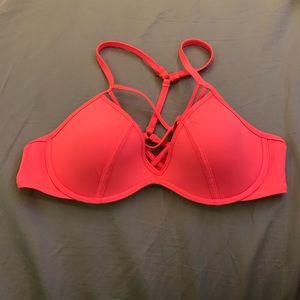 VS bright coral bikini top